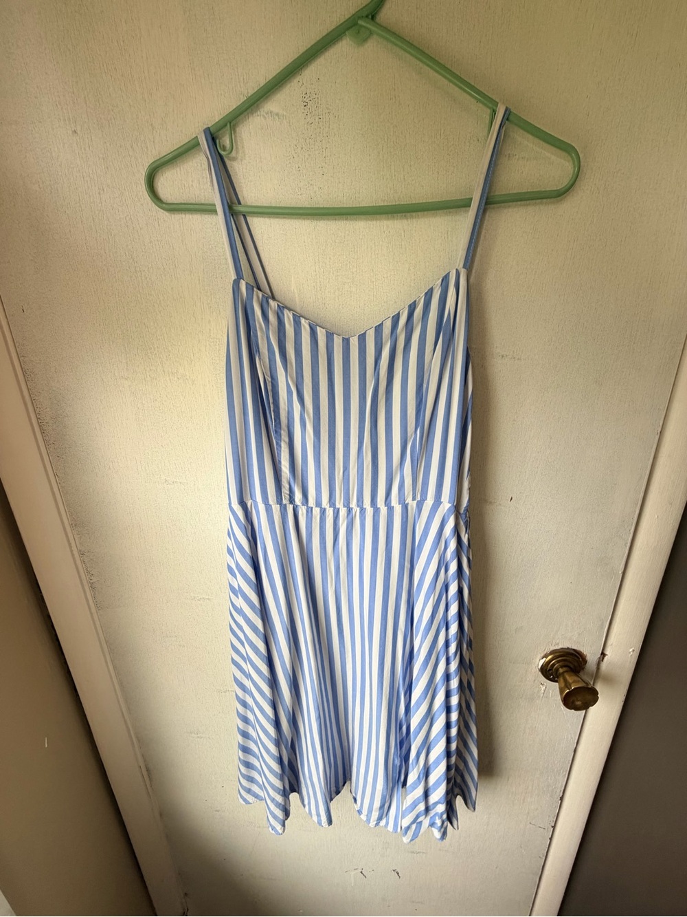 Old Navy Blue and White Striped Cami Dress